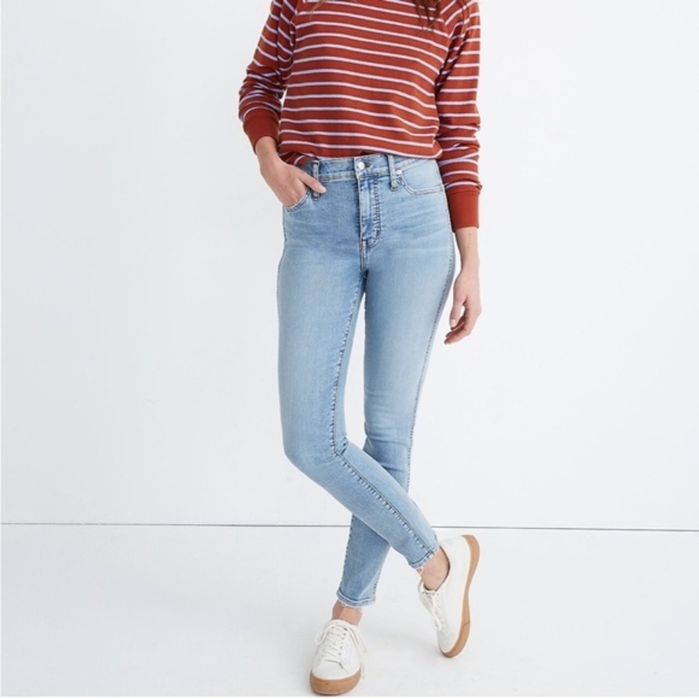 Madewell High Rise skinny 10” jeans in Wheeler